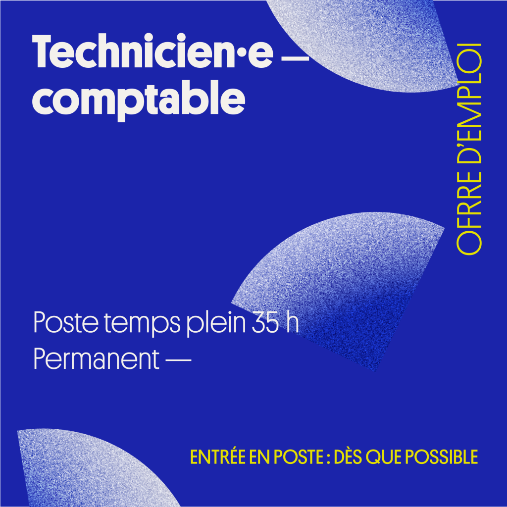 Offre d'emploi - technicien comptable